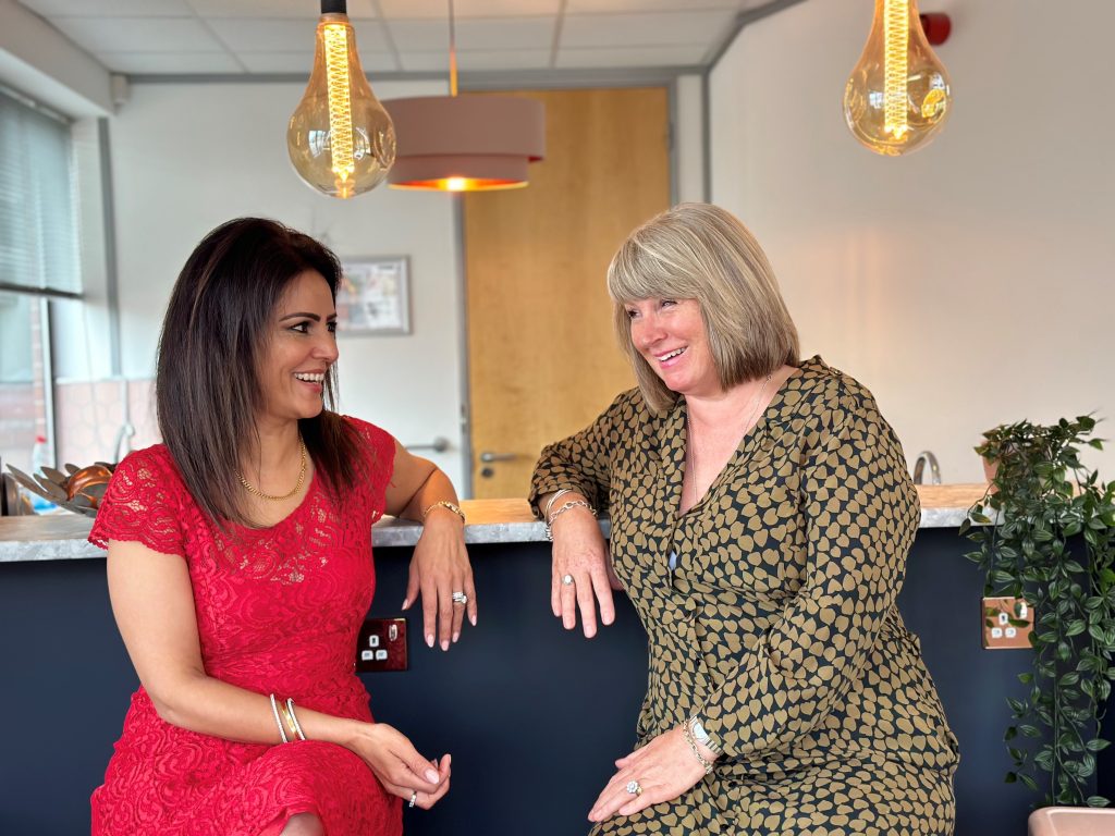 Kavita Oberoi with Tina Attenborough
